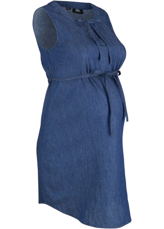 Джинсовое платье для беременных Bpc Bonprix Collection, синий