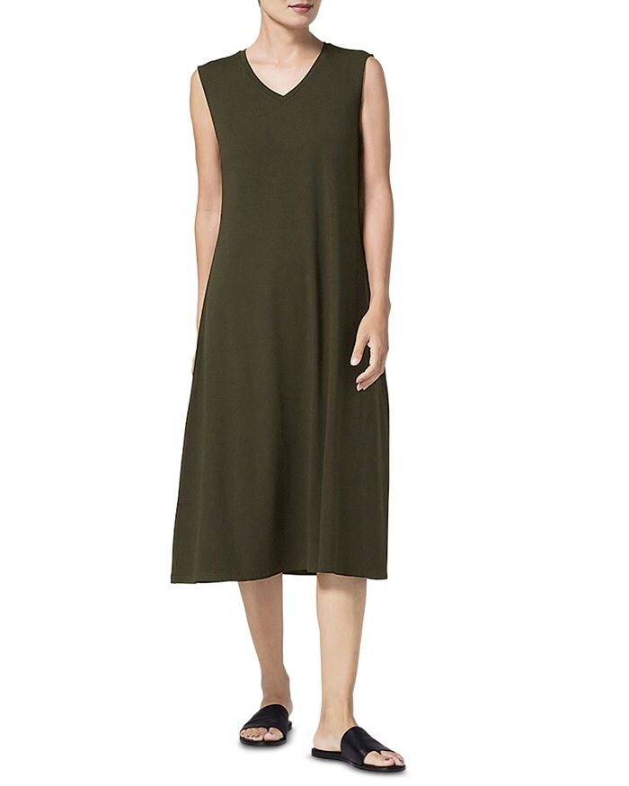 

Платье без рукавов с V-образным вырезом Eileen Fisher