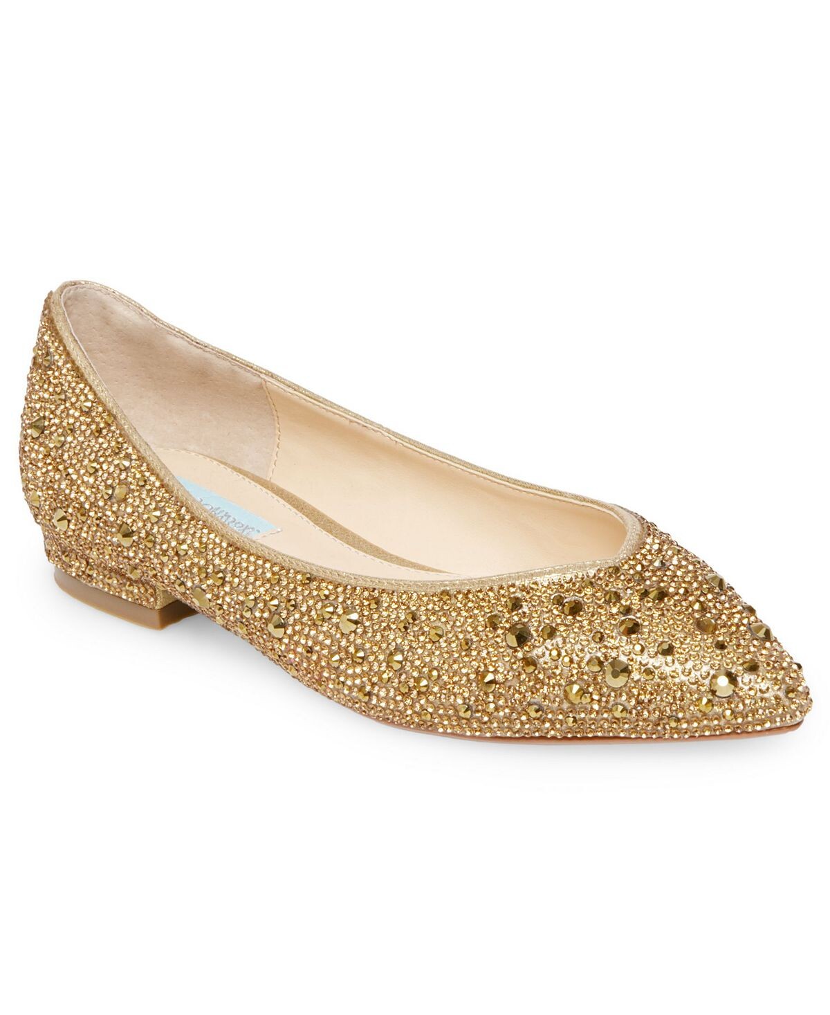 

Женские вечерние туфли на плоской подошве Betsey Johnson Jude, золотой