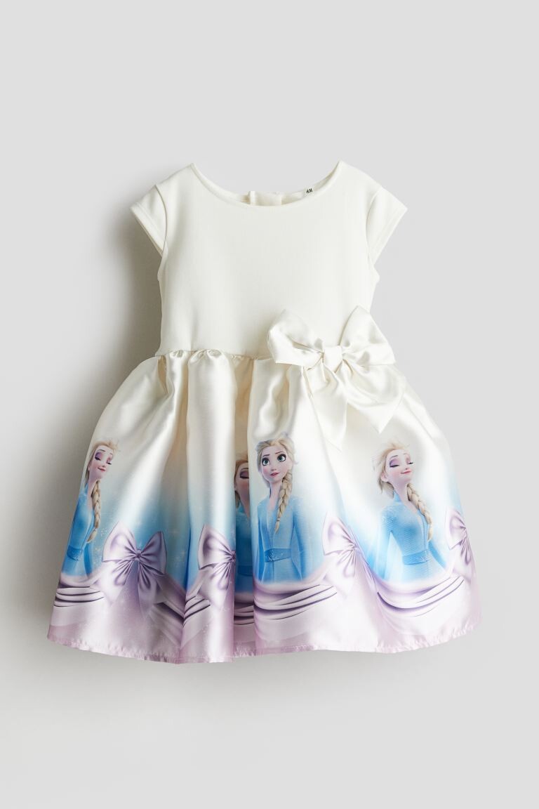 

Платье с бантом H&M, белый