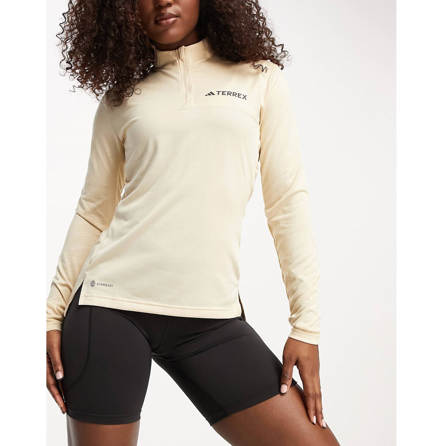 

Кремовый топ на молнии adidas Terrex adidas performance