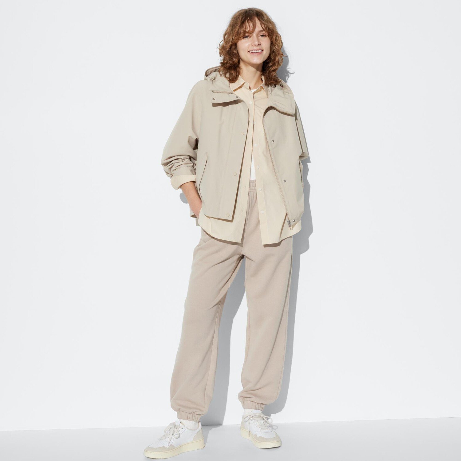 

Спортивные штаны (длиннее 70-72 см) можно установить. UNIQLO, естественный, Серый