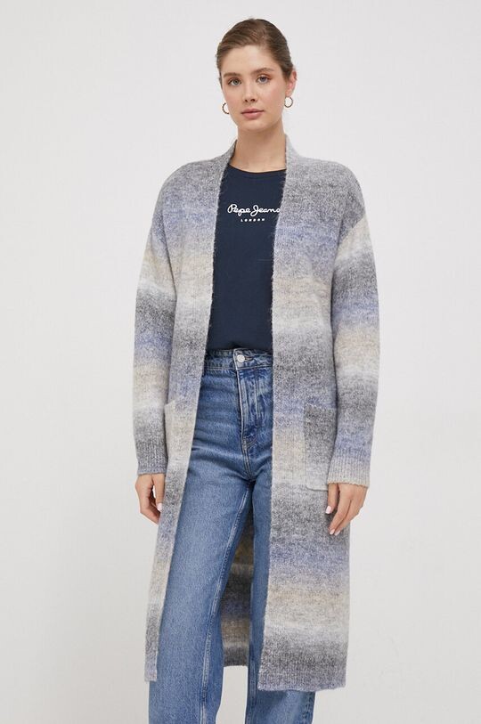 

Кардиган из смесовой шерсти Pepe Jeans, мультиколор