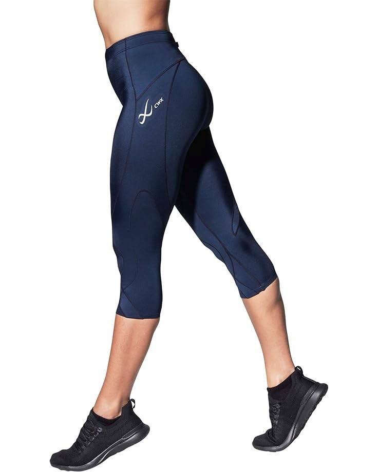 

Брюки CW-X Stabilyx Joint Support 3/4 Compression Tights, цвет True Navy