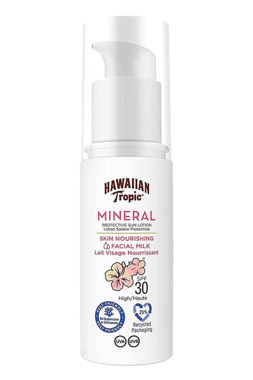 Минеральное молочко для кожи лица, солнцезащитный лосьон SPF30, 50 мл Hawaiian Tropic