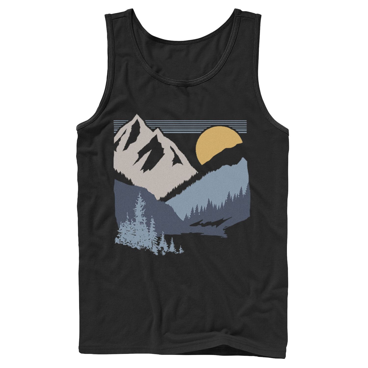 

Мужская майка Slanted Sun And Mountains Licensed Character