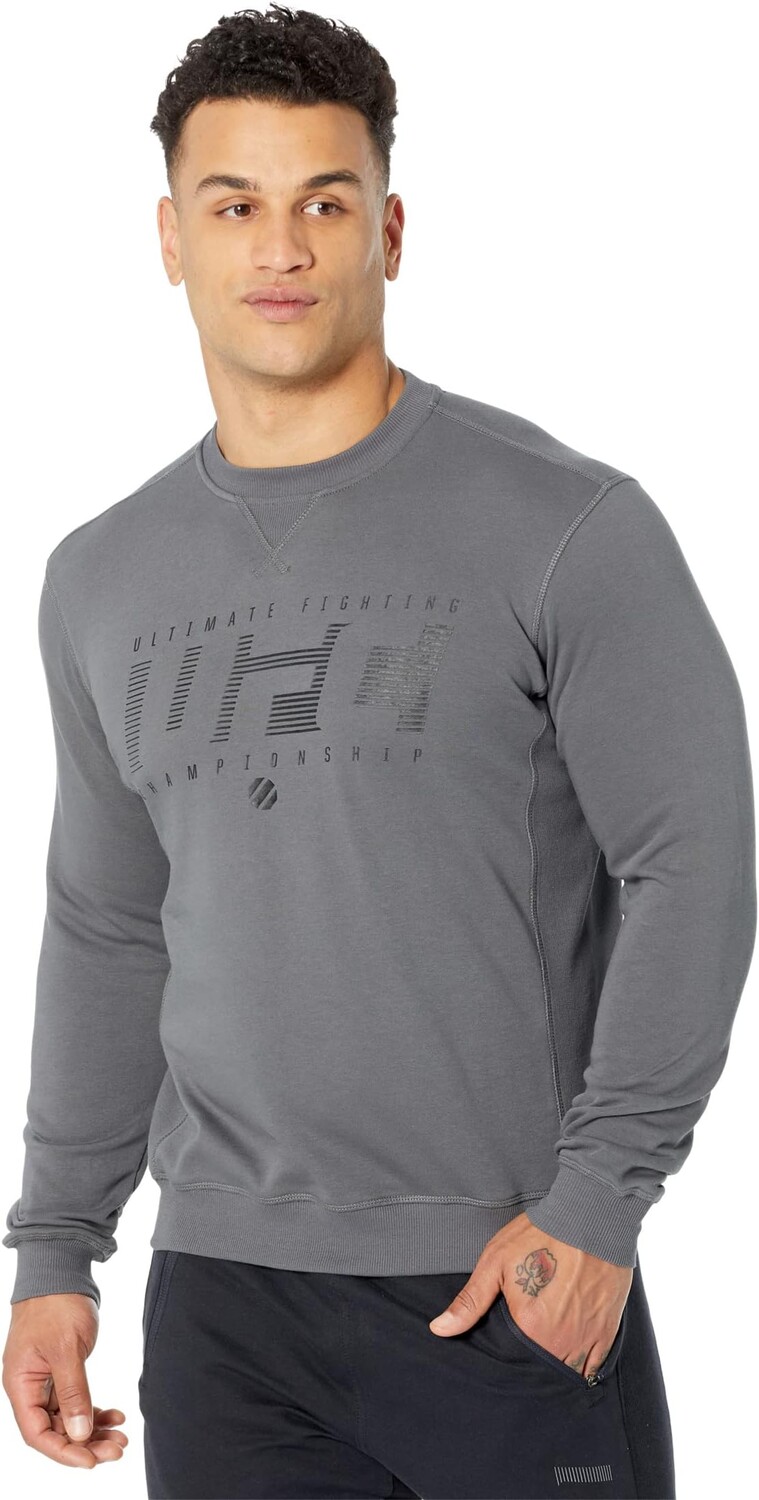 

Толстовка с длинными рукавами и круглым вырезом Ultimate Fighting UFC, темно-серый