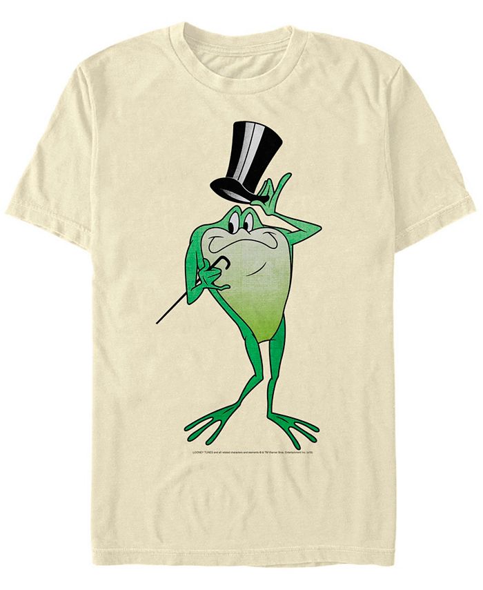 наклейки объемные action looney tunes 21 14 5см 2 дизайна lt ad06001 Мужская футболка с коротким рукавом Looney Tunes Michigan J Frog Fifth Sun, тан/бежевый
