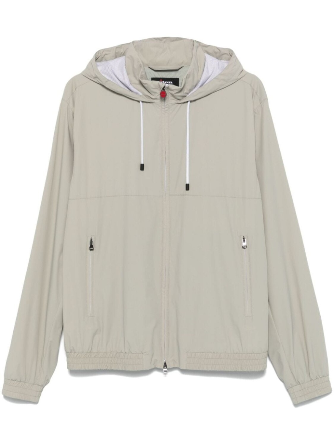 

Kiton куртка с капюшоном, серый