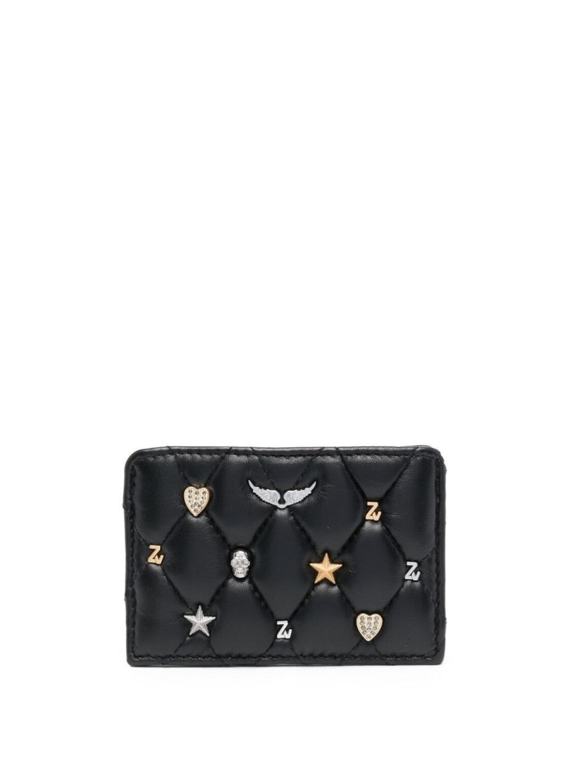 

Zadig&Voltaire картхолдер с заклепками, черный
