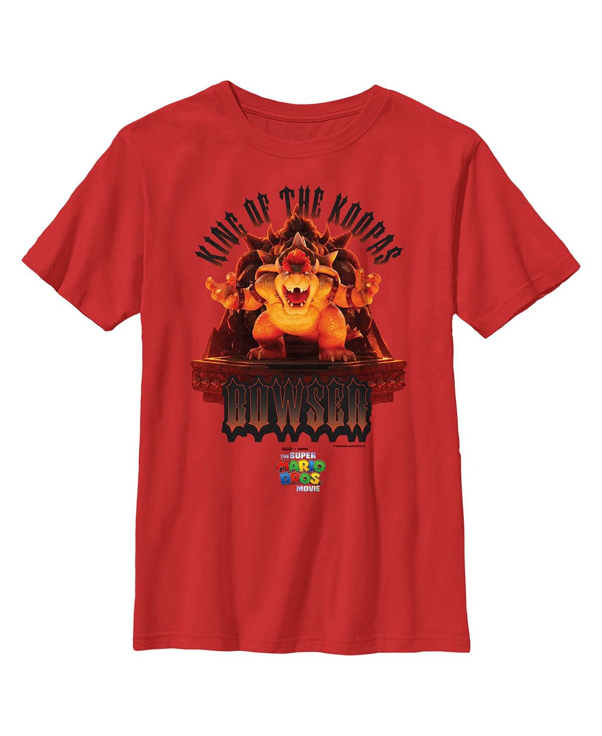 

Детская футболка Bowser King of the Koopas из фильма The Super Mario Bros. для мальчика Nintendo