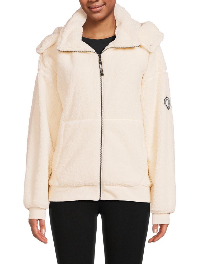 

Толстовка на молнии из искусственного меха Roebling DKNY, цвет Eggnog