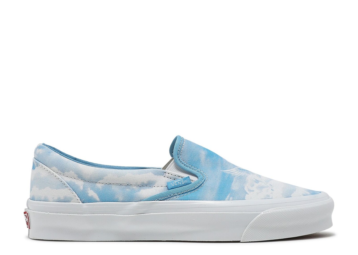 

Кроссовки Vans Kith X Vault Og Classic Slip-On Lx 'Clouds', белый, Белый;серый