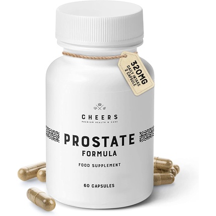 CHEERS Prostate Formula 60 капсул для поддержки мочеиспускания и простаты с селеном, витамином B6 и цинком добавка для простаты ultra prostate formula 60 капсул life extension