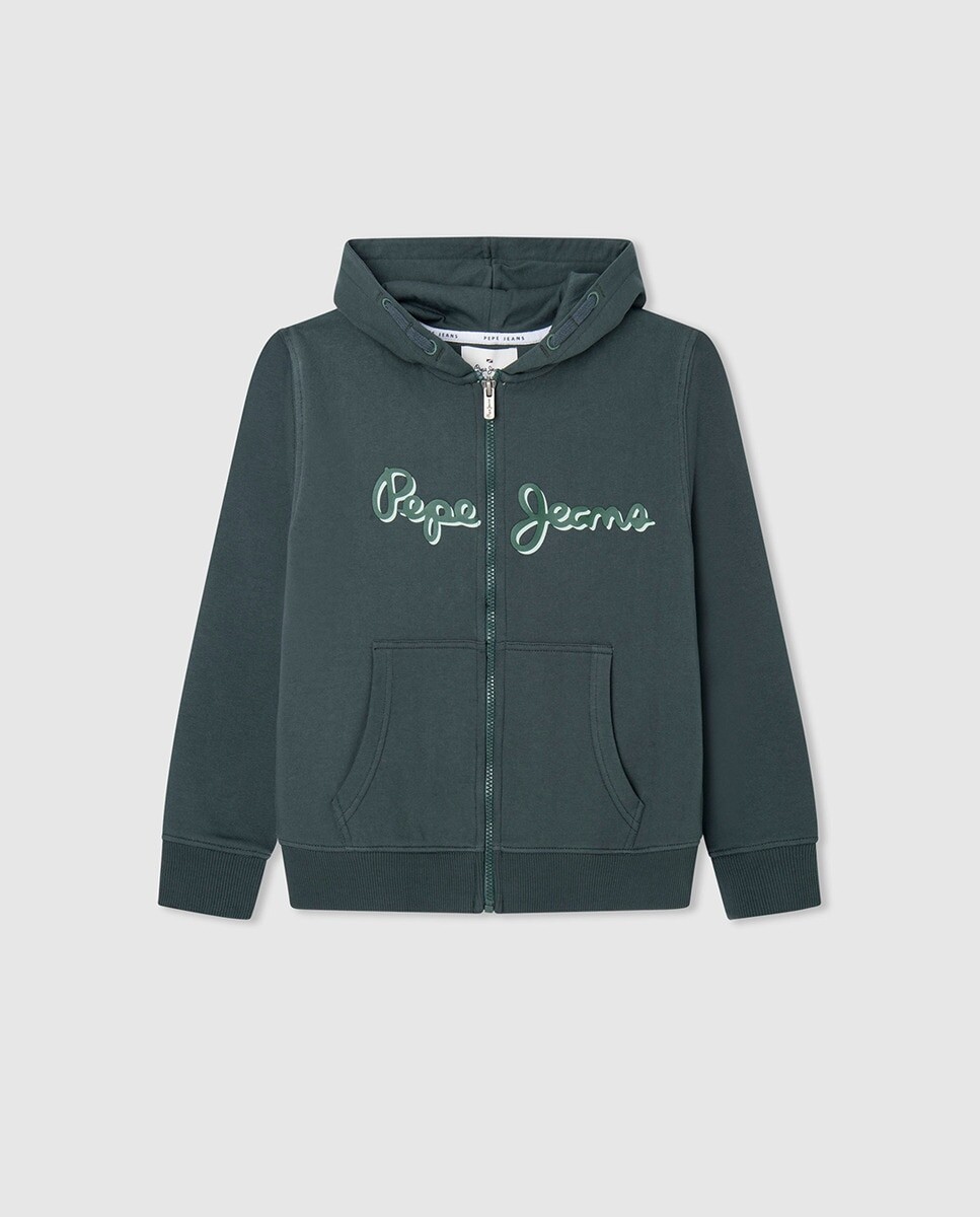 

Базовый свитшот для мальчика Pepe Jeans, темно-зеленый