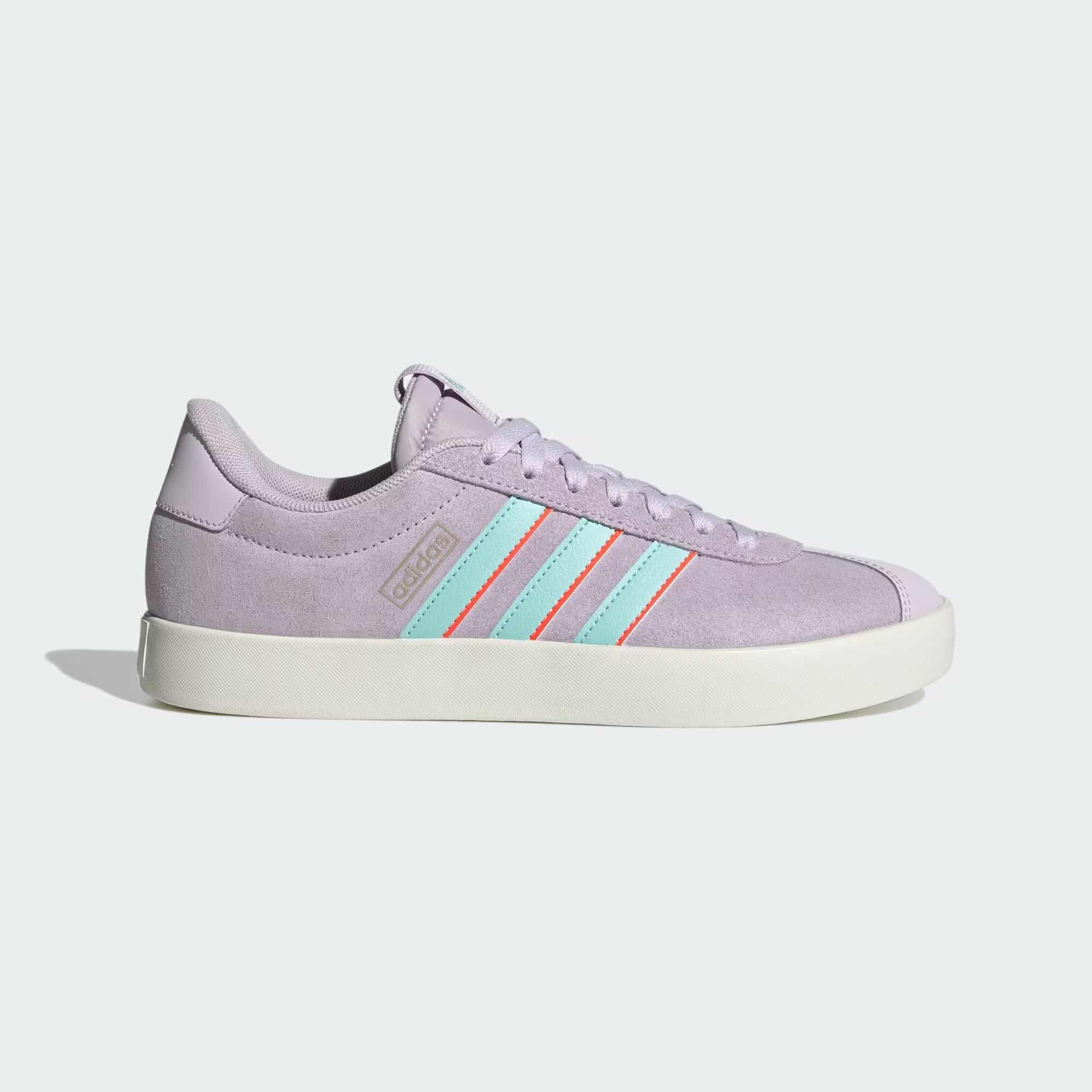 

Кроссовки VL Court 3.0 Adidas, цвет Ice Lavender/Semi Flash Aqua/Solar Red