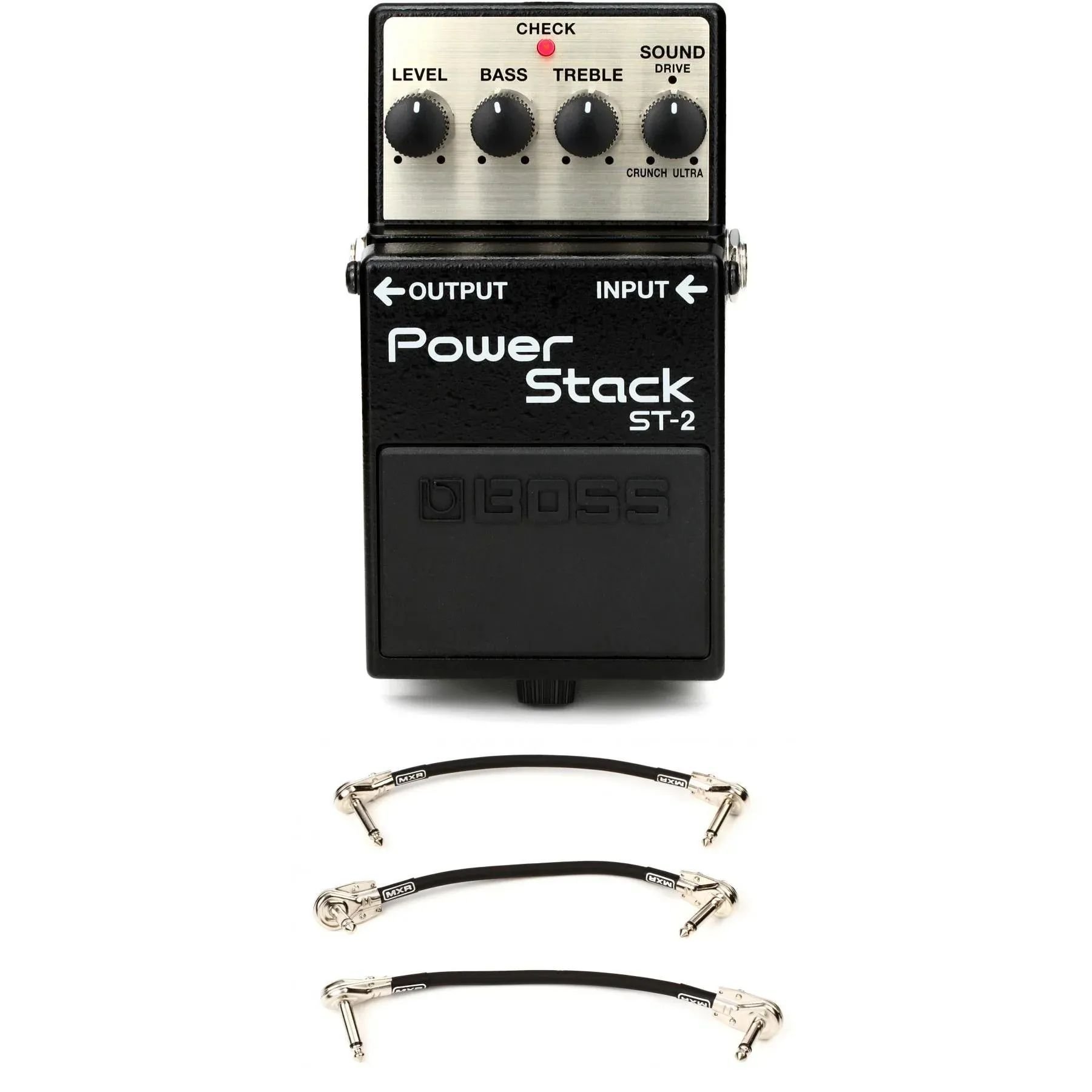 

Педаль Overdrive Boss ST-2 Power Stack с 3 соединительными кабелями