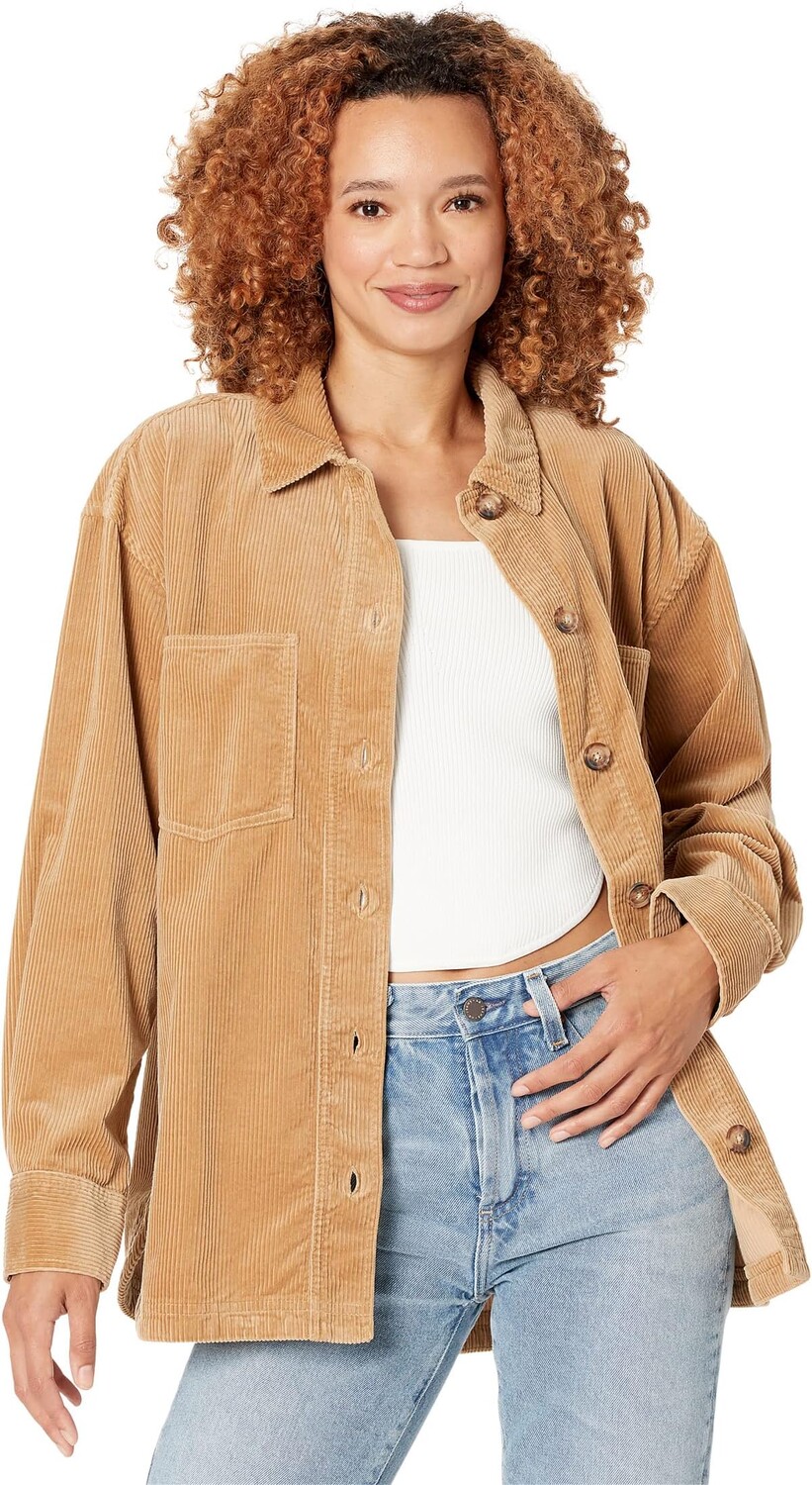 

Куртка Corduroy Kentwood Oversized Shirt-Jacket Madewell, цвет Earthen Sand