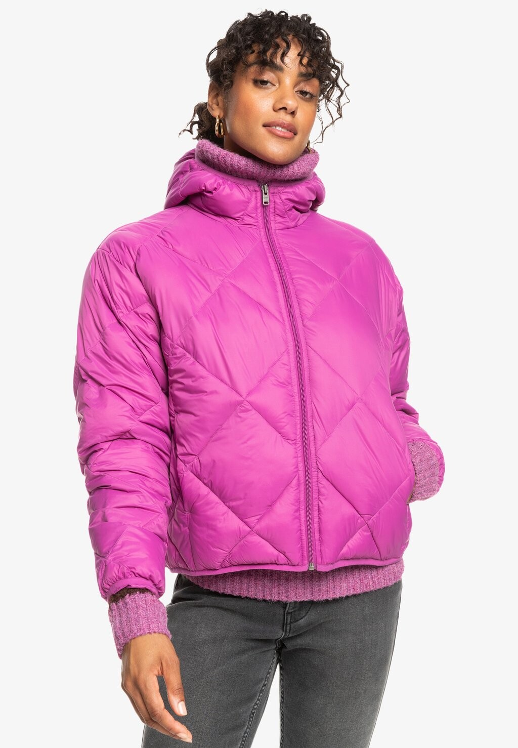 

Зимняя куртка Roxy WIND SWEPT LEICHTE WATTIERTE, цвет light pink