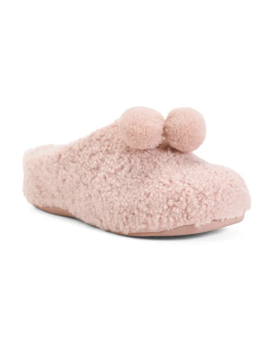 

Сабо Шув Пом Пом Fitflop, бежевый
