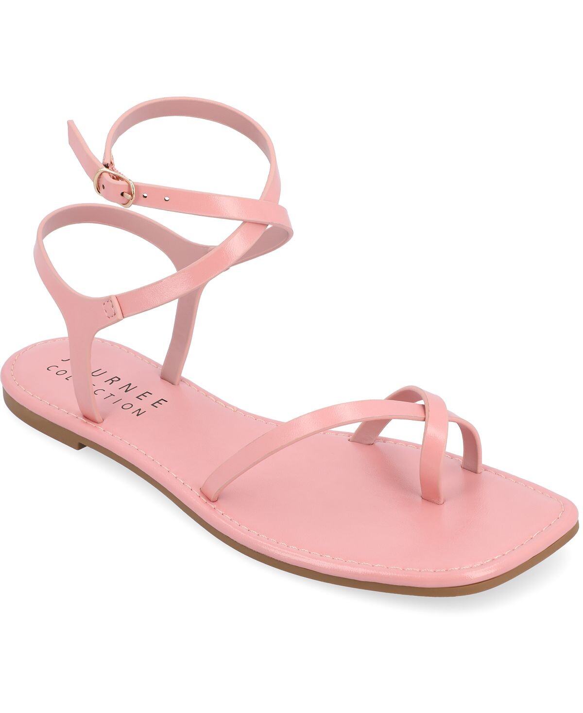 

Женские сандалии Charra с ремешками Journee Collection, розовый