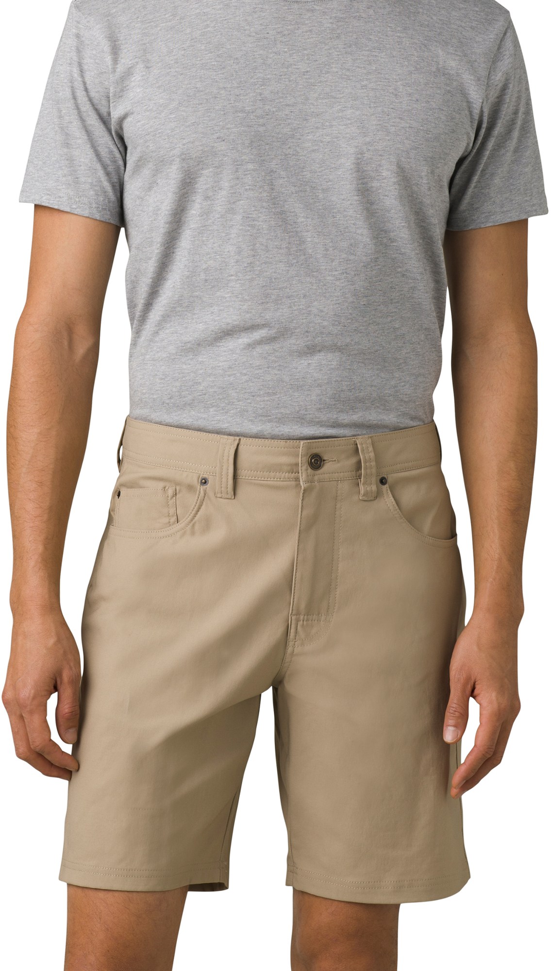 Шорты Brion II — мужские, внутренний шов 11 дюймов prAna, хаки шорты prana station shorts цвет sorrel