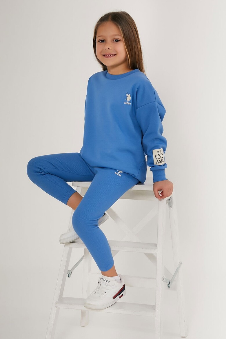 

Длинная пижама с логотипом U S Polo Assn , синий