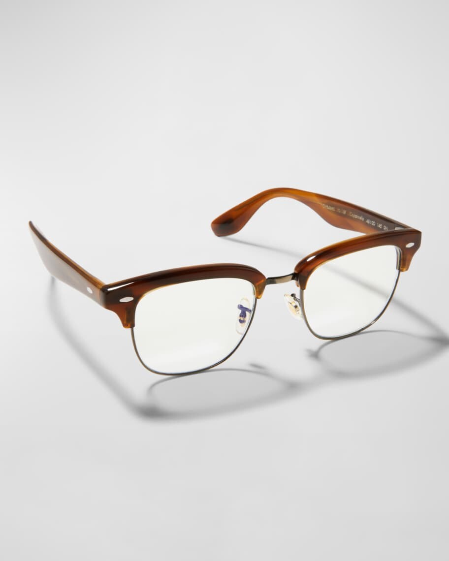 

Capanelle Блокирующие синий свет очки из ацетата и металла Brunello Cucinelli & Oliver Peoples