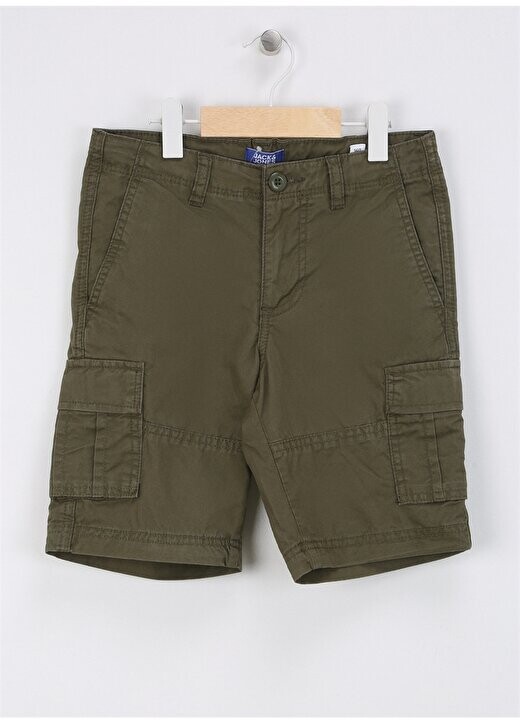 

Мужские шорты цвета хаки с нормальной талией JPSTCOLE JJCAMPAIGN SHORT JNR Jack & Jones, хаки