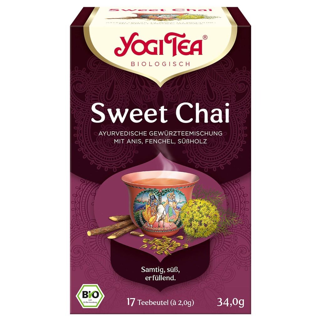 

Yogi Tea Sweet Chai Tea 34 г 17 чайных пакетиков