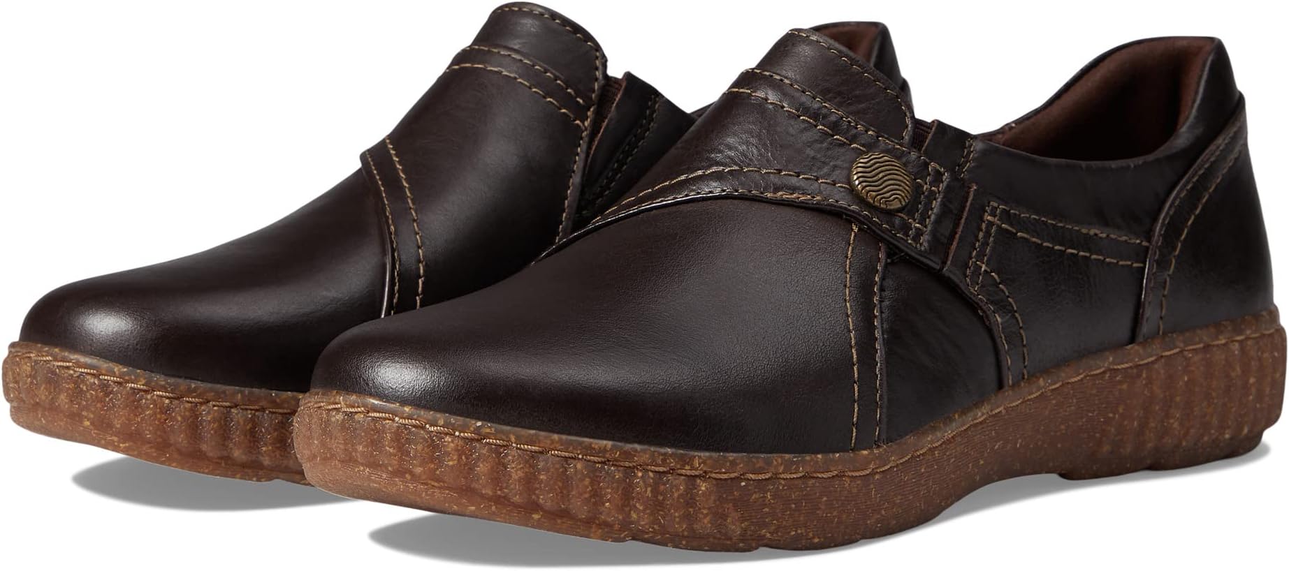 

Лоферы Caroline Pearl Clarks, цвет Dark Brown Leather