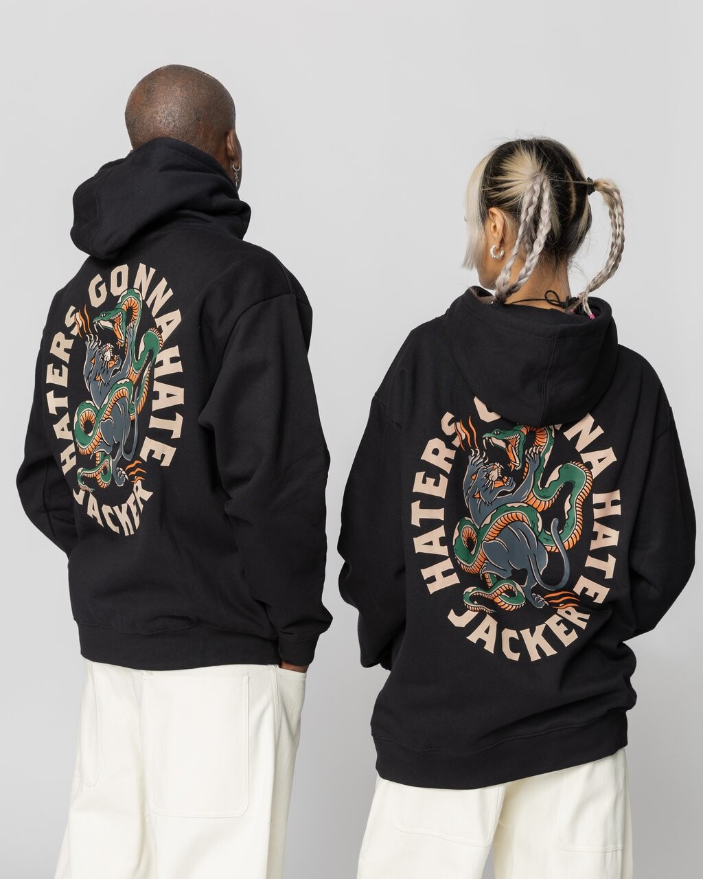

Толстовка UNISEX HATERS HOODIE Jacker, черный