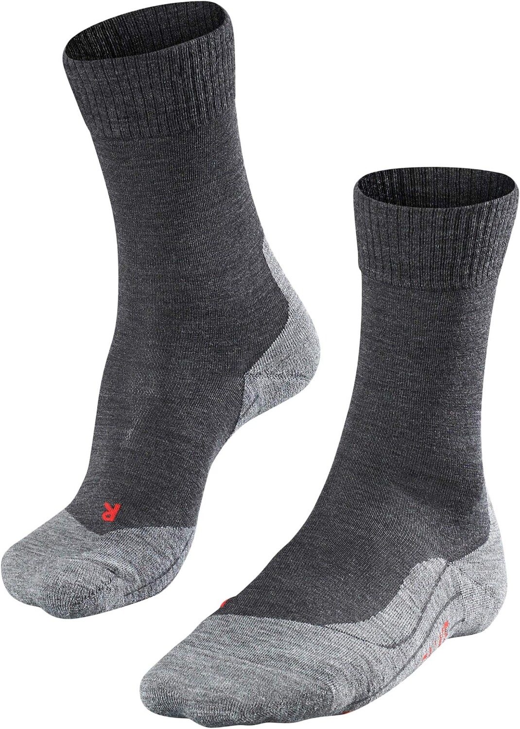 

Трекинговые носки TK5 из смеси мериноса Falke, цвет Ashpalt Melange