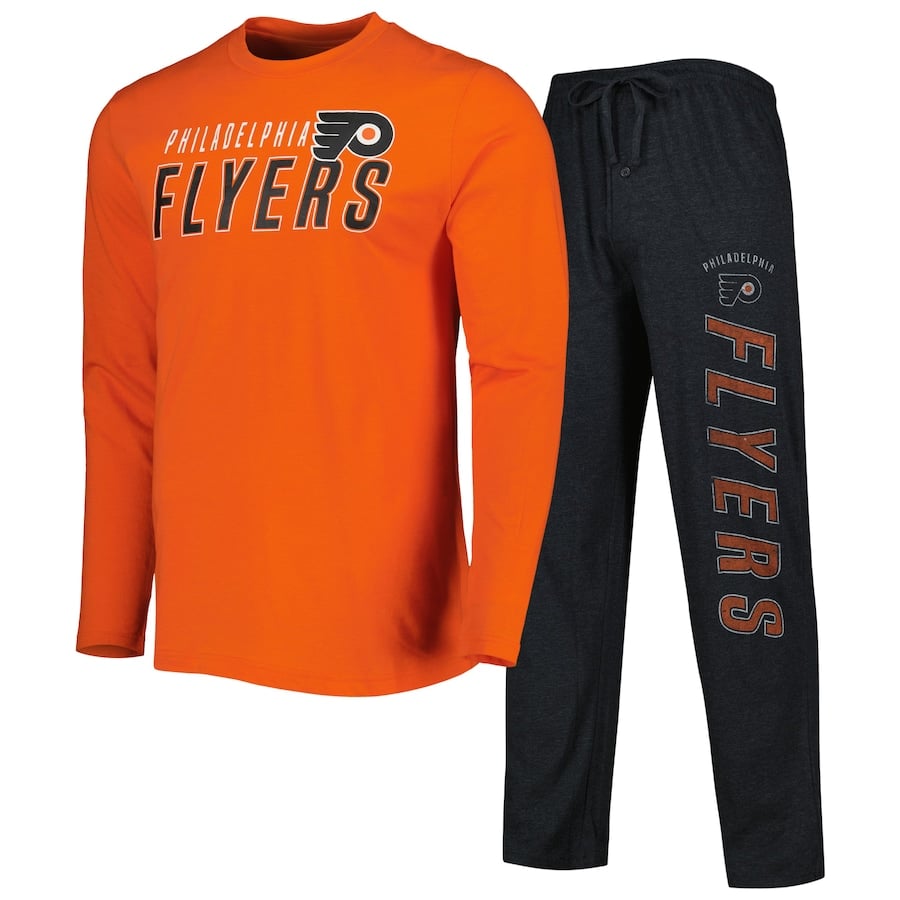 

Пижамный комплект Concepts Sport Philadelphia Flyers, черный