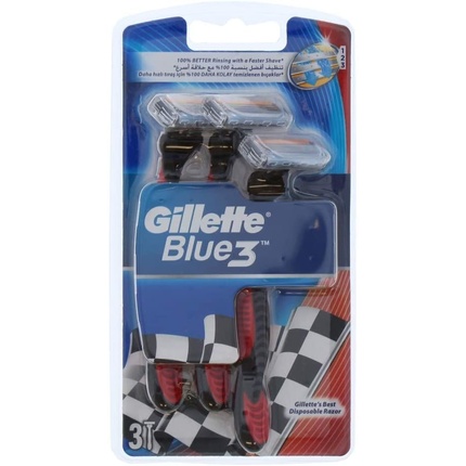 Одноразовые бритвы Blue 3 Nitro 3 дюйма, Gillette