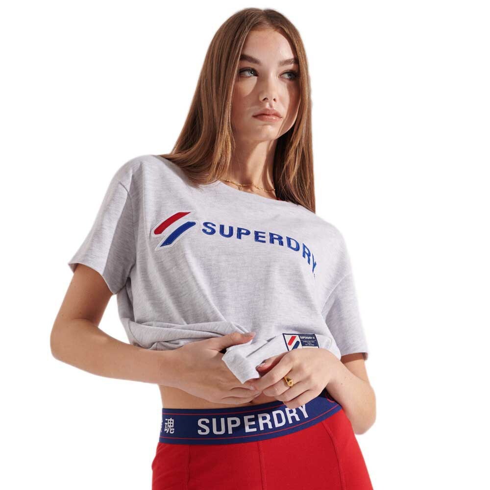 

Футболка Superdry Sportstyle Graphic Boxy, белый