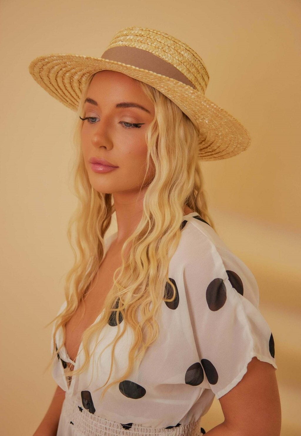 

Шляпа My Accessories London, бежевый