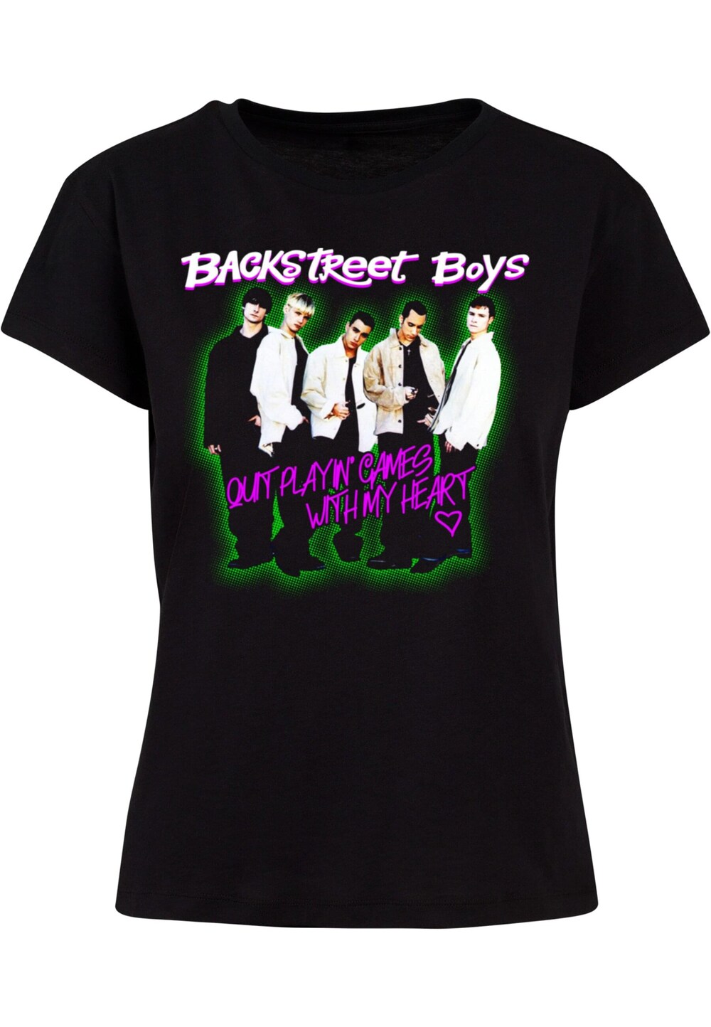 Рубашка Merchcode Backstreet Boys - Playing Games, черный