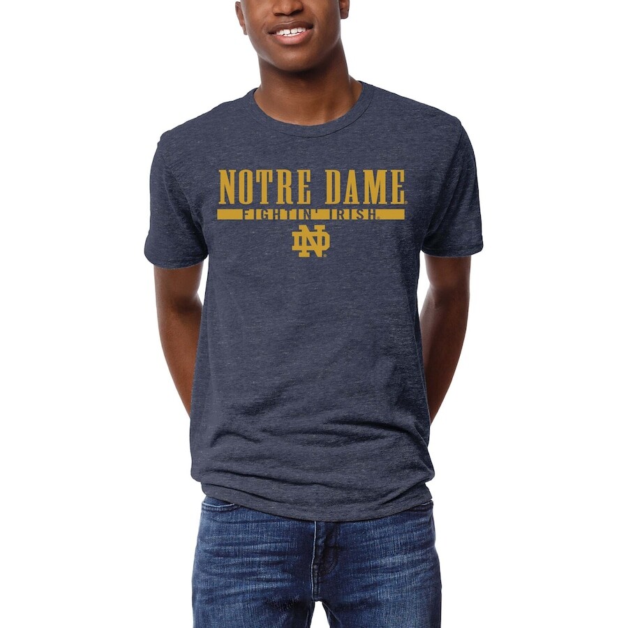 

Футболка с коротким рукавом League Collegiate Wear Notre Dame Fighting Irish, нави