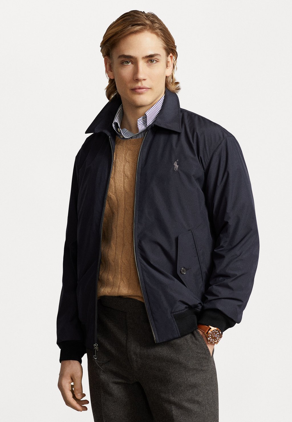 Тонкая куртка Polo Ralph Lauren PACK COM LINED JACKET, черный