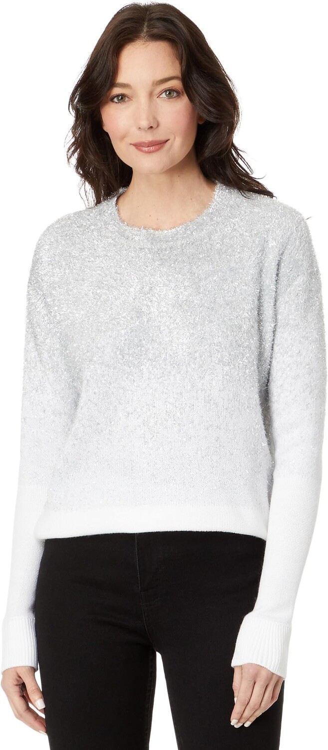 

Текстурированный свитер с эффектом омбре Tommy Hilfiger, цвет Silver/Ivory