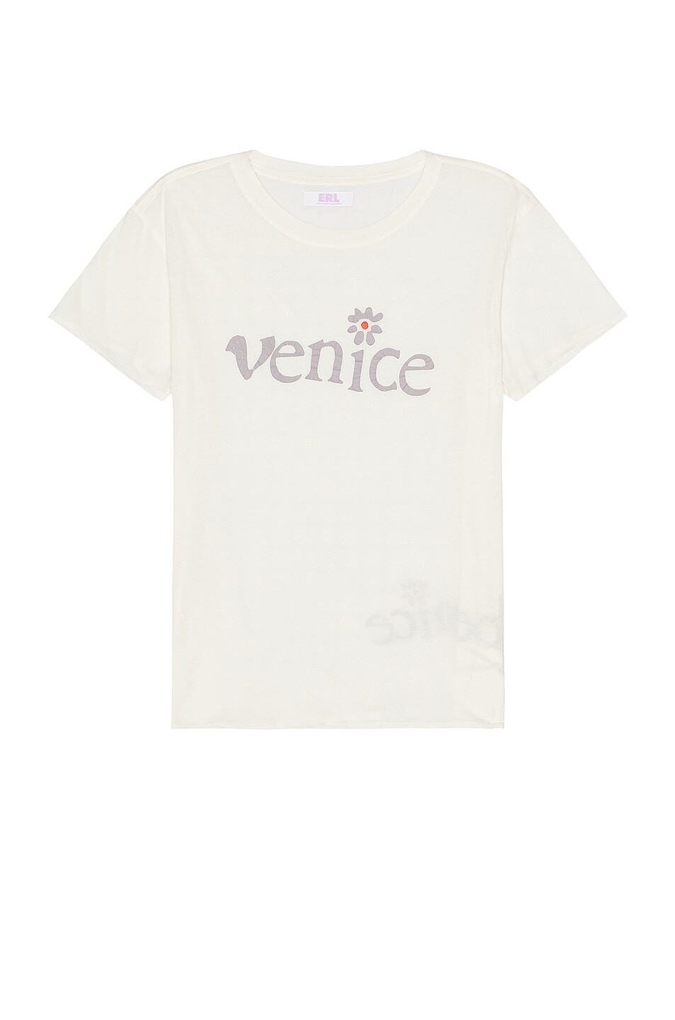 

Футболка Erl Unisex Venice Knit, белый