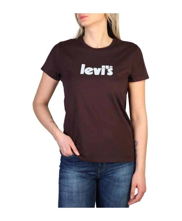 

Футболка с круглым вырезом Levi'S, коричневый