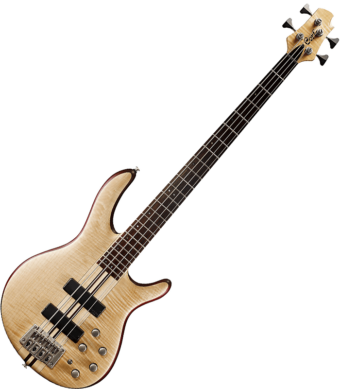 Басс гитара Cort A4PLUSFMMHOPN Artisan Series Neck Thru Construction Mahogany Body 4-String Electric Bass Guitar
