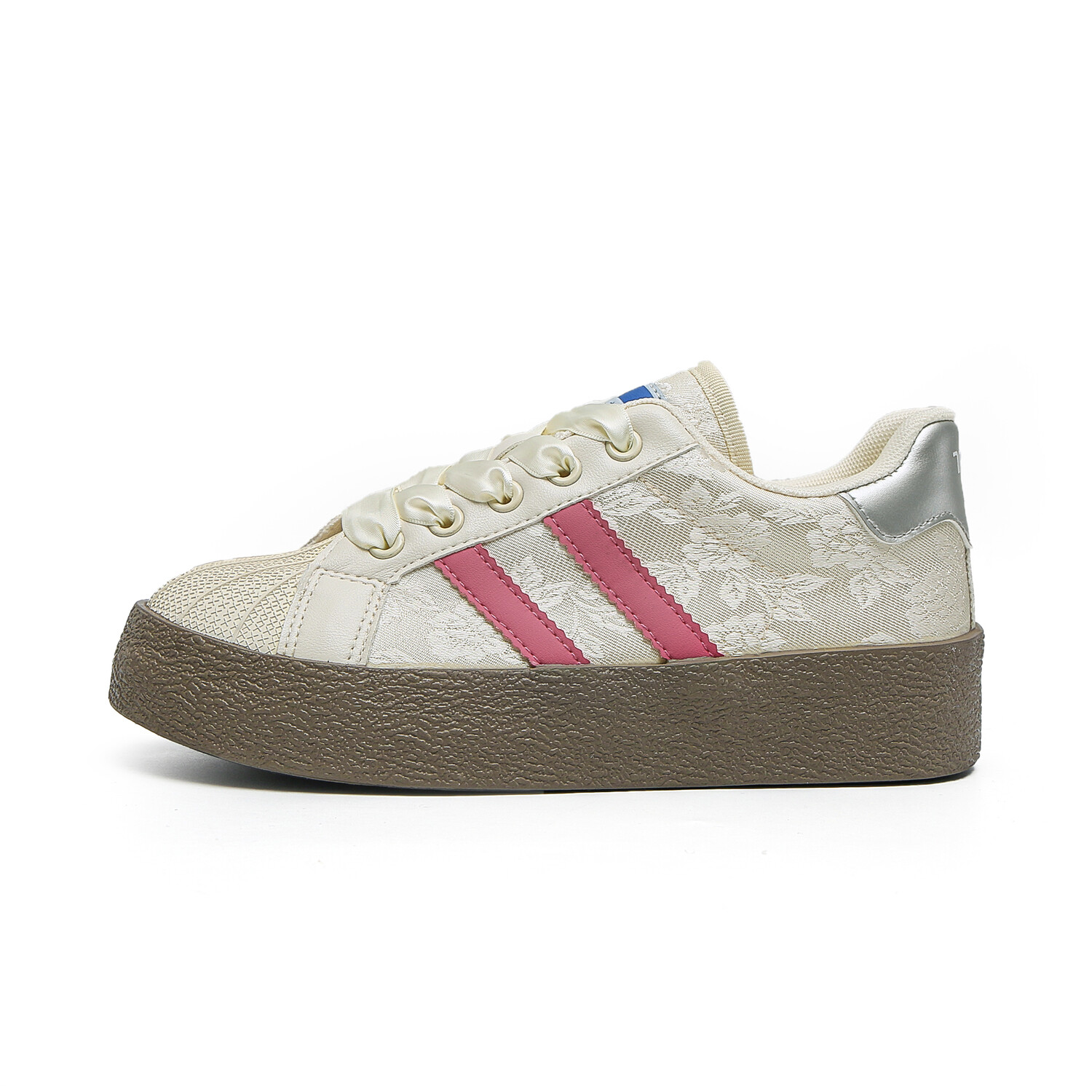 

Кроссовки TUOPIN Skateboarding Shoes Women's Low-top, цвет White rose powder