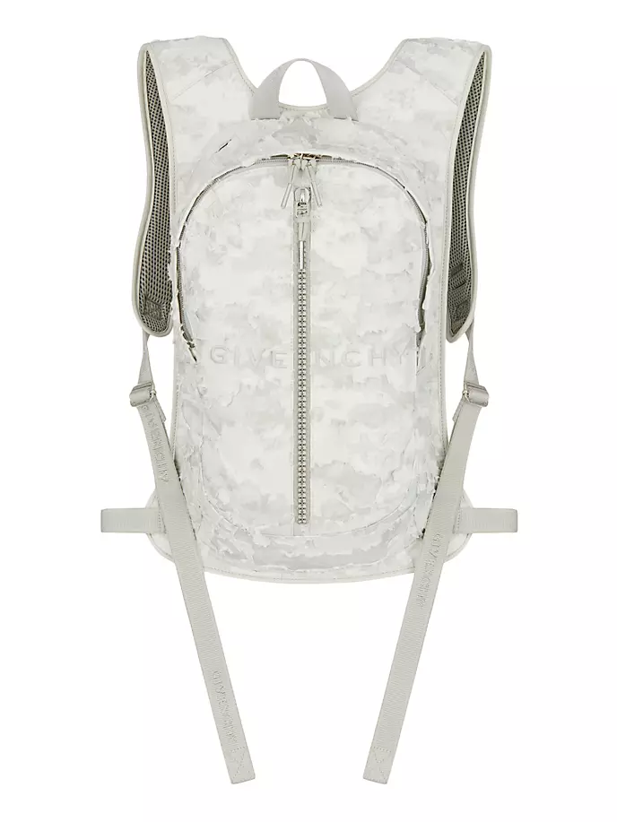 

Компактный нейлоновый рюкзак G-Zip Givenchy, белый