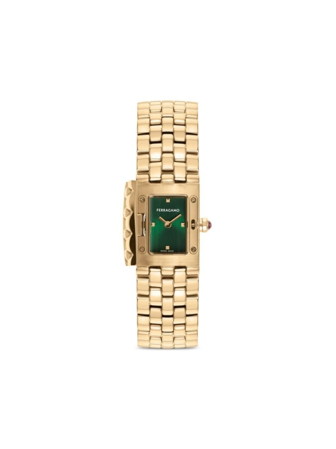 

Наручные часы Secret 18 мм Ferragamo, зеленый