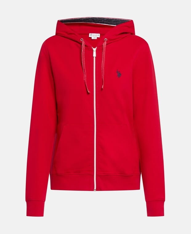 

Толстовка с капюшоном U.S. Polo Assn., красный