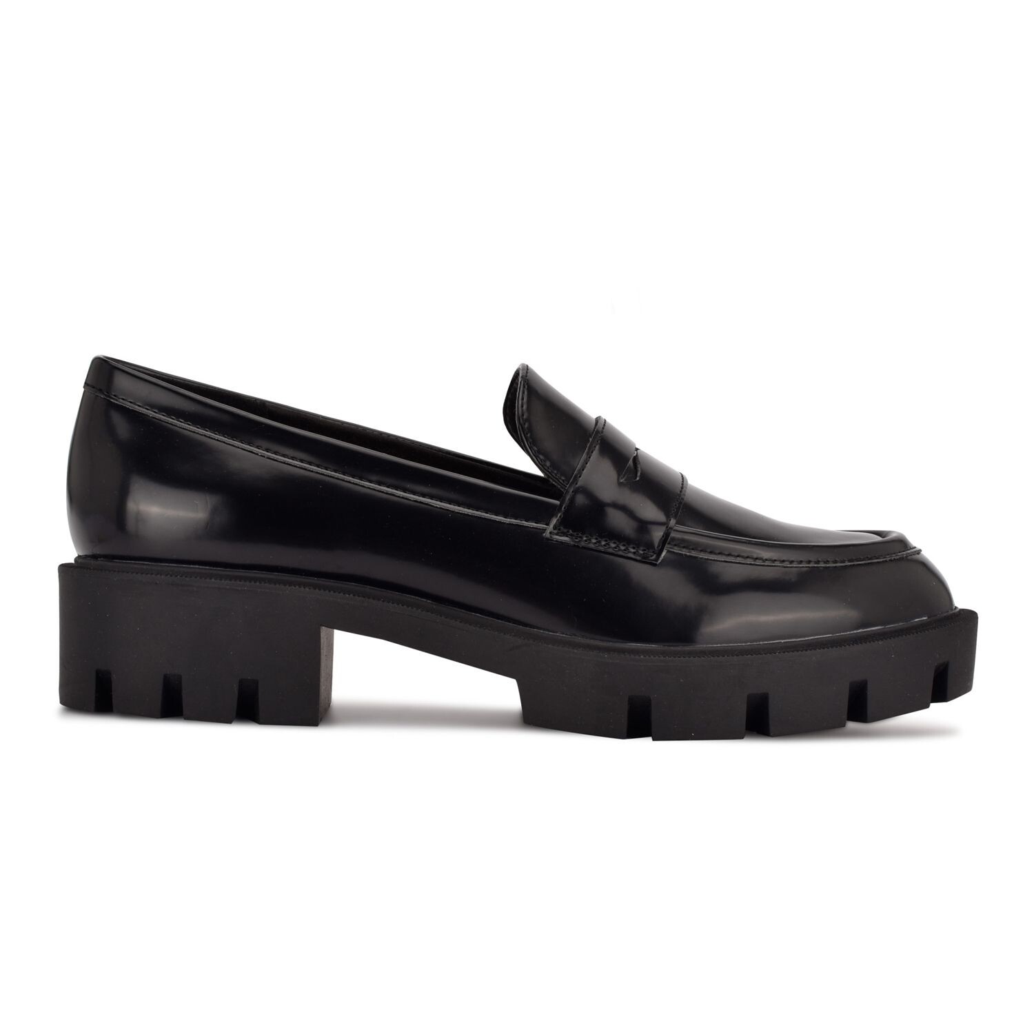 

Женские лоферы Nine West Maibel Nine West, черный/белый