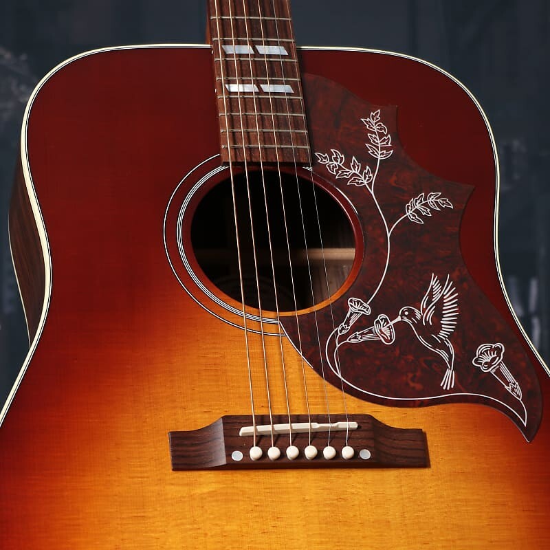 

Акустическая гитара Gibson Hummingbird Studio Satin Rosewood 2023 - Rosewood Burst